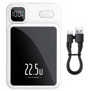 PowerBank Alogy MagCharge 22.5W PD20W PowerDelivery Fast Charging 10000mAh Wireless for MagSafe White
