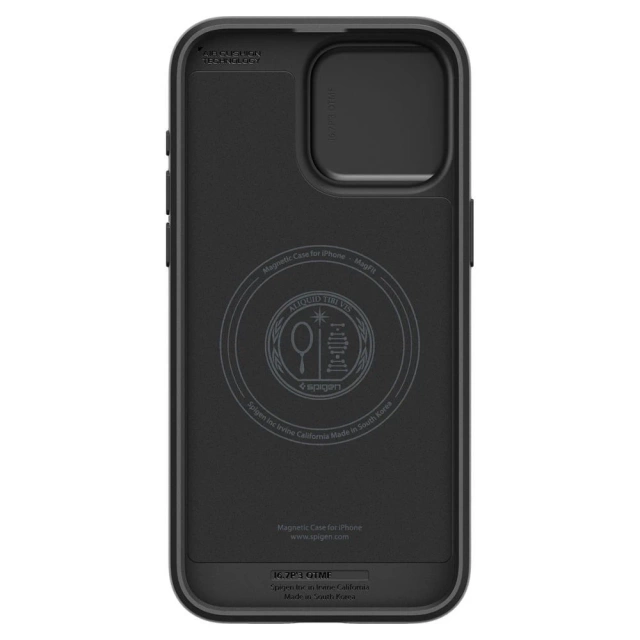 Hülle Spigen Optics Armor Mag Mag Safe für Apple iPhone 15 Pro Schwarz
