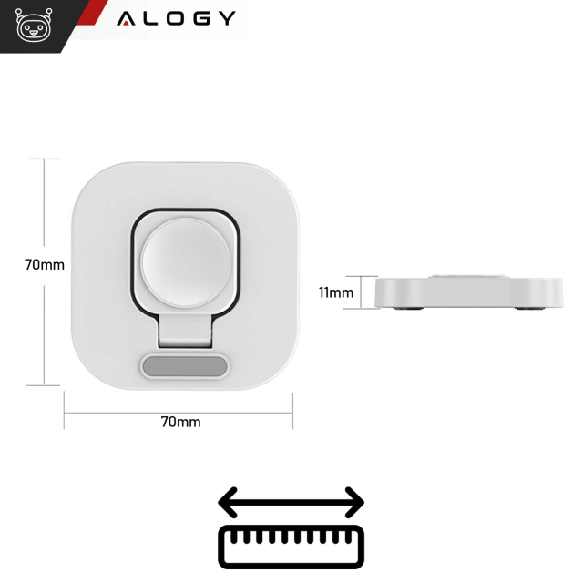 HUB splitter Alogy Adaptér pro počítačový notebook s USB-C na 3x USB-A 2.0 1x USB-A 3.0 šedý
