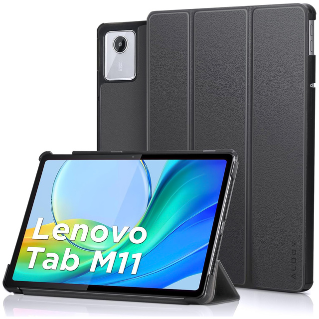 Pouzdro pro Lenovo Tab M11 10,95" TB330FU / TB330XU / TB331FC Book Case Cover with Flip Housing Case Cover Alogy Grey Glass Stylus