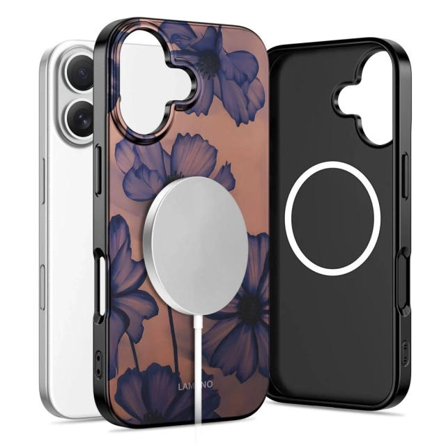 Etui Ochronne do iPhone 17 Tech-Protect Lamano MagSafe Velvet Night