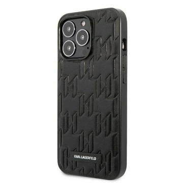 Захисний чохол для телефону Karl Lagerfeld KLHCP13LMNMP1K для Apple iPhone 13 Pro / 13 6.1" hardcase black/black Monogram Plaque
