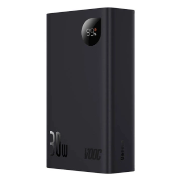 Powerbanka Baseus Adaman 2, 20000mAh, 30W, 3xUSB, USB-C (čierna)
