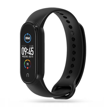 Sportovní pásek IconBand pro Xiaomi Mi Smart Band 5/6/6 NFC / 7 Black