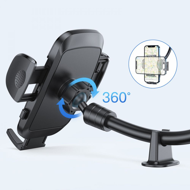 Автотримач Joyroom JR-ZS259 з кронштейном для вікна / кабіни Black