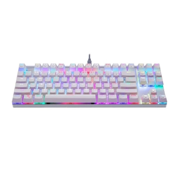 Mechanická klávesnica Motospeed CK101 RGB (biela)