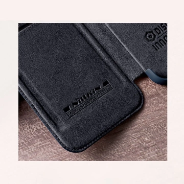 Шкіряний чохол Nillkin Qin Leather Pro для Samsung Galaxy S22 (S22 Plus) Захисний захисний чохол для камери кобура Flip Cover Brown