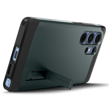 Puzdro Spigen Tough Armor Mag pre Samsung Galaxy S25 Ultra, zelené, priepasť, magSafe