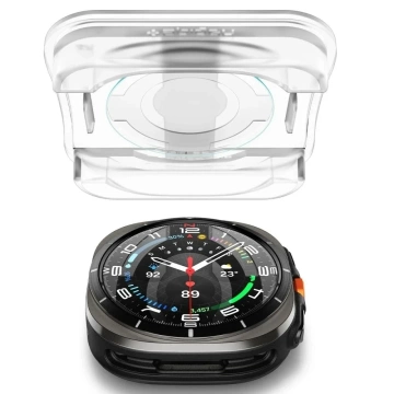 Tvrdené sklo Spigen Glas.Tr „EZ-FIT“ 2-balenie pre Samsung Galaxy Watch Ultra (47 mm) číre