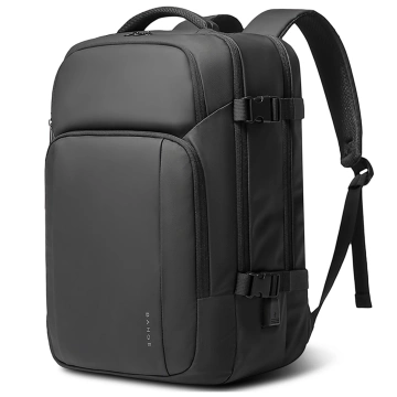 Bange Waterproof Backpack for Laptop 15.6" City Travel 45x30x16 cm for Work Airplane Men's Women's with USB Port Black