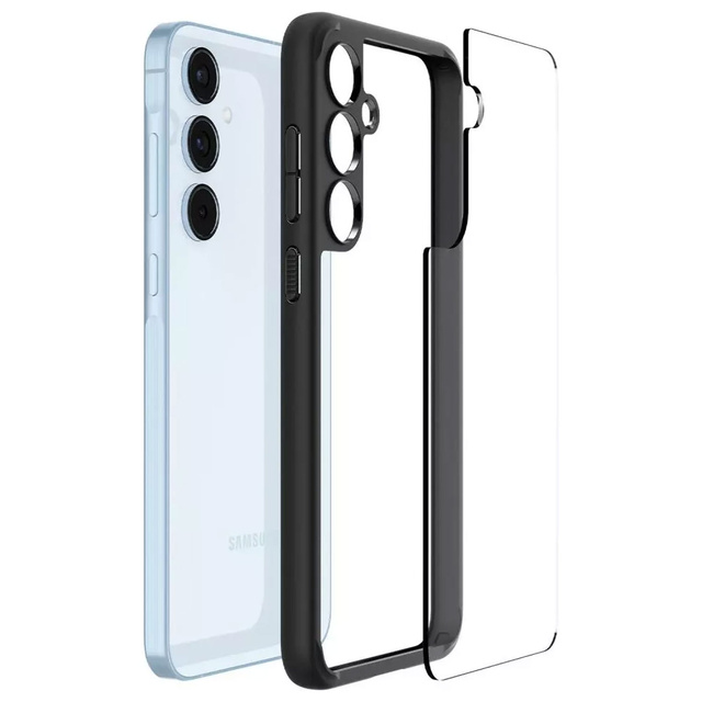 Etui do Samsung Galaxy A55 5G Spigen Ultra Hybrid Case obudowa plecki przezroczyste Matte Black