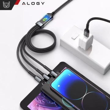 Hülle für iPhone 14 Pro Mag Safe Matt Case Cover matt Alogy Ring gepanzerte Handyhülle Schwarz