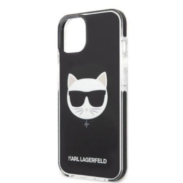 Ochranné puzdro na telefón Karl Lagerfeld KLHCP13STPECK pre Apple iPhone 13 Mini 5,4" hardcase black/black Choupette Head
