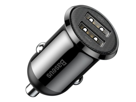 Baseus Grain Pro Car Charger 2x USB 4.8A Black