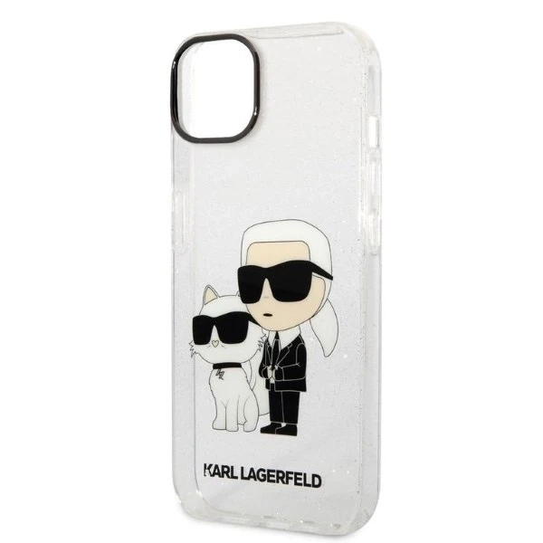 Etui Karl Lagerfeld KLHCP14MHNKCTGT do iPhone 14 Plus 6,7" hardcase Gliter Karl