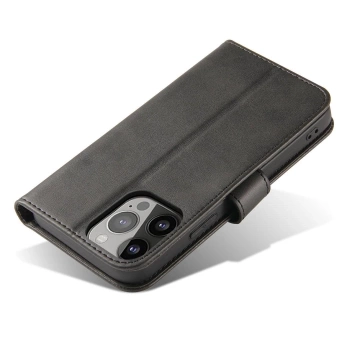 Елегантний чохол-накладка Magnet Phone Case для iPhone 14 Plus з відкидною кришкою та функцією підставки чорний