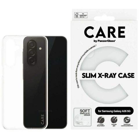 Etui CARE do Samsung Galaxy A26 5G by PanzerGlass Fashion X-Ray Przezroczysty