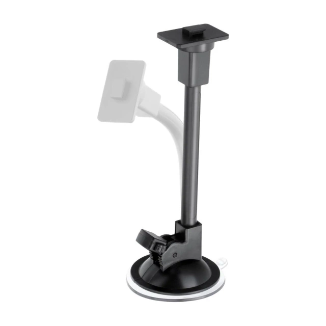 Uchwyt Samochodowy Forcell Regular 2w1 Kratka/Szyba Ramię 17 cm Czarny