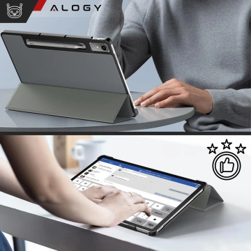 Захисний чохол для планшета Lenovo Tab P12 12.7 TB-370, чохол Alogy Book Cover Case Gray