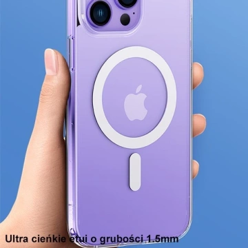 Etui USAMS Ice Magnet do iPhone 14 Plus 6,7"  IP14MBC01 (US-BH801) transparent