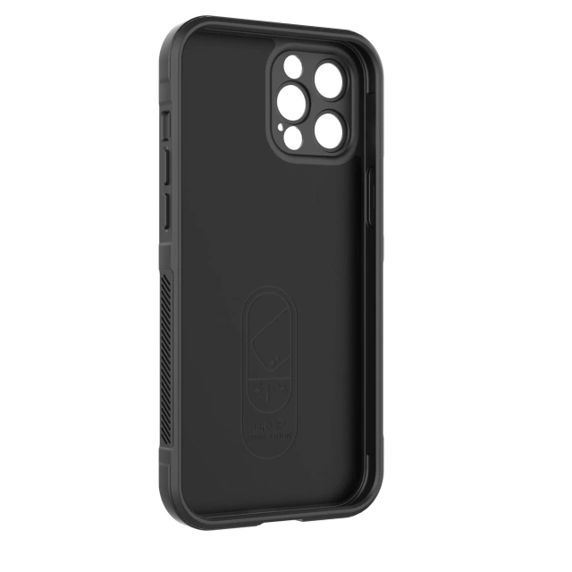 Pouzdro Magic Shield Case pro iPhone 12 Pro Max flexibilní pancéřový tmavě modrý kryt