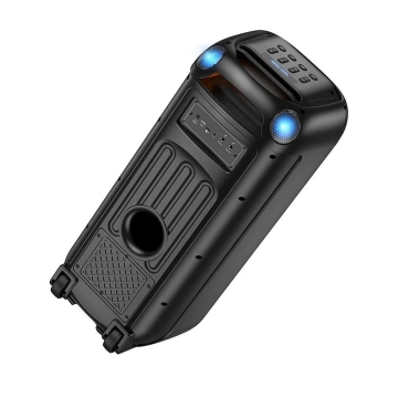 Karaoke sada HOCO HA13 Max 60W, RGB LED, 2× bezdrátové TWS mikrofony