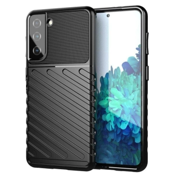 Protective Thunder Case for Samsung Galaxy S23 Plus silicone armor case Black