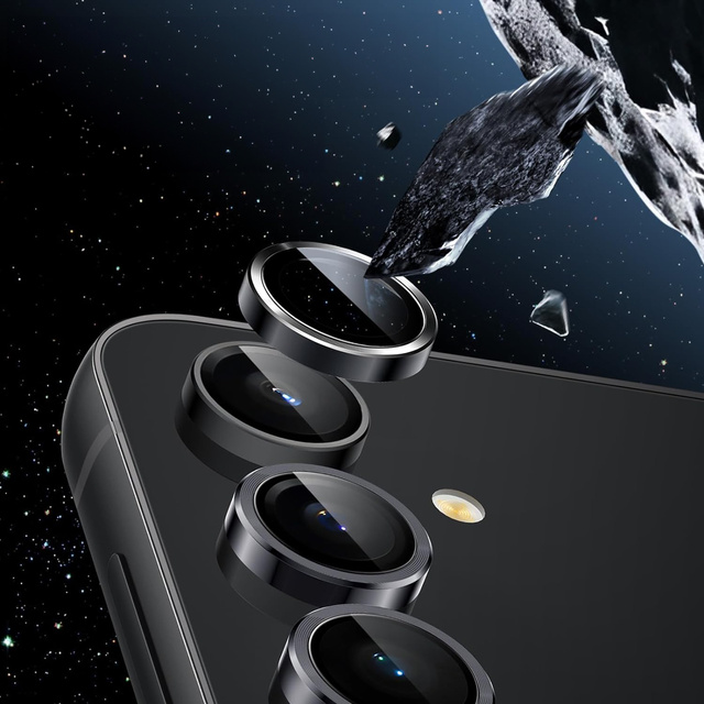 Glass For Samsung Galaxy S23 FE Camera Protector Lens 3mk Lens Protection Pro Black Protective Cover