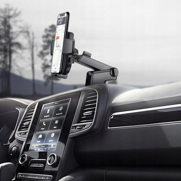 Universal Joyroom JR-OK3 telescopic phone holder for the phone on the windshield board Black