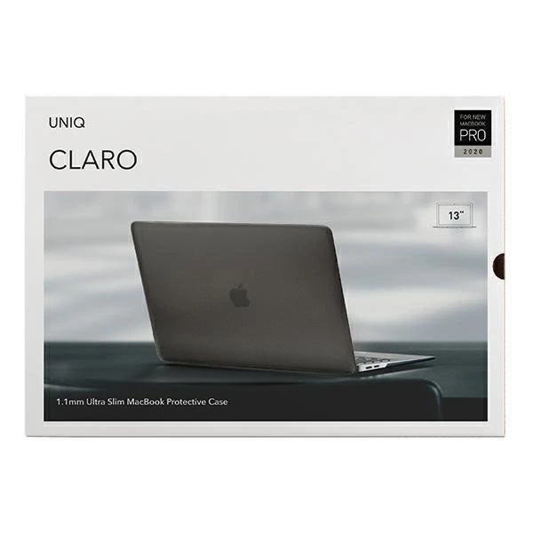 Pouzdro na notebook UNIQ Husk Pro Claro pro MacBook Pro 13 (2020) šedá/kouřově matná šedá