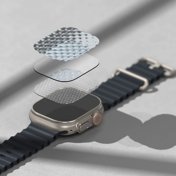 Szkło hartowane na Apple Watch Ultra 1/2 49 mm Ringke Easy Slide Clear