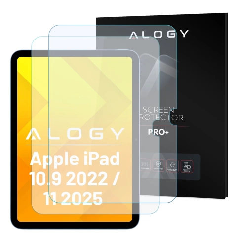 Tvrzené sklo pro Apple iPad 10.9 10 Gen 2022 (A2696/A2757/A2777) Alogy Screen Protector Pro 9H Hole Screen Protector