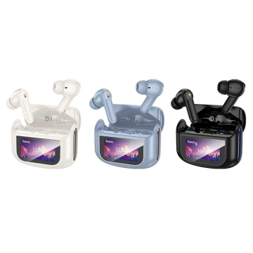 Słuchawki Hoco EQ21 ANC ENC TWS Czarne z Ekranem Dotykowym LED