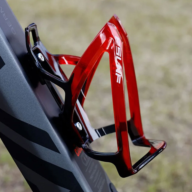 Кошик для пляшки з водою, напій, пляшка з водою, тримач для велосипеда, універсальний тримач для пляшки з водою, з місцем для Airtag, чорний і червоний