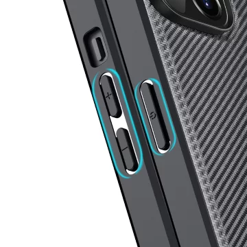 Чохол Dux Ducis Fino з нейлоновим покриттям iPhone 14 Plus чорний