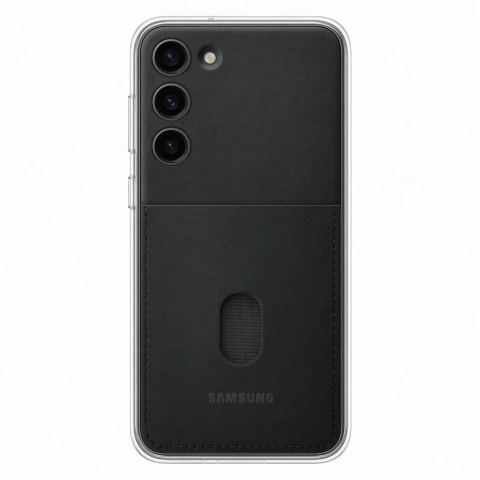 Etui Samsung Frame Cover do Samsung Galaxy S23+ Plus pokrowiec z wymiennymi pleckami czarne