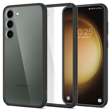 Ochranné puzdro Spigen Ultra Hybrid na telefón Samsung Galaxy S23 Matte Black