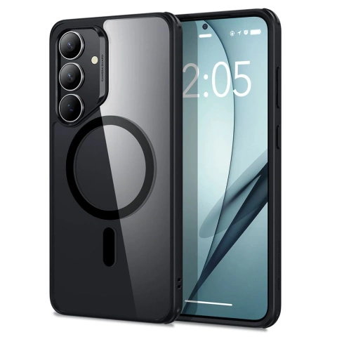 Kryt Samsung Galaxy S25 Plus, číry/čierny, ESR Classic Hybrid HaloLock MagSafe