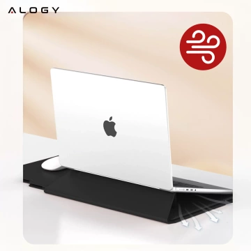 Ochranné puzdro na notebook, MacBook Air Pro 13,3" Alogy Hard Foam Bag pre 13-14" notebooky čierne
