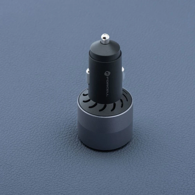 Forcell Car Charger 85W 2xUSB-C USB-A Fast Charging