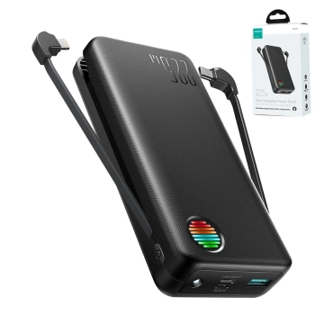 Powerbanka Joyroom JR-L015 20000mAh 22,5W s USB-C Lightning kabely – černá