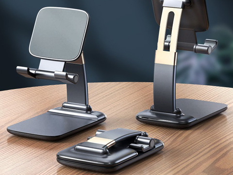 Alogy Adjustable Stand Holder Phone Desk Stand Black