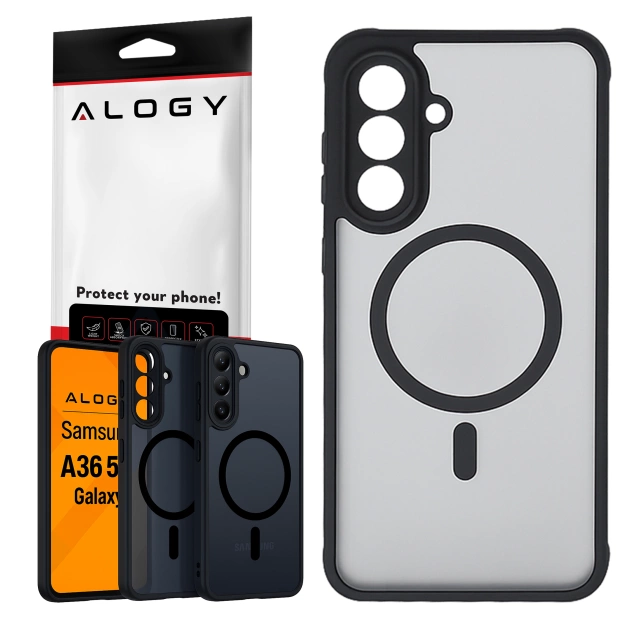 Puzdro pre Apple iPhone 16 Pro Max Alogy Anti-Shock Hybrid Case pre MagSafe Transparent