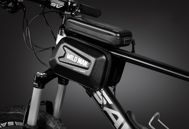 Taška taška brašna pre držiak bicyklov Wildman Bag E6S 1,2l 6,7 Black