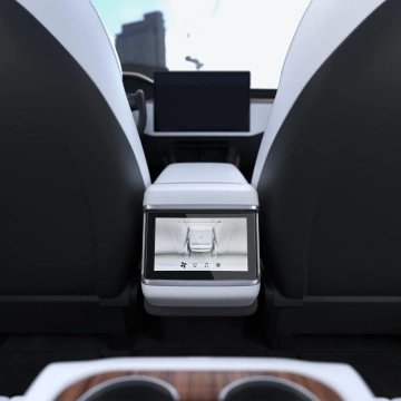 Tvrzené sklo Spigen Glas.tr Slim Tesla Model X 2022 / Model S 2021 černá