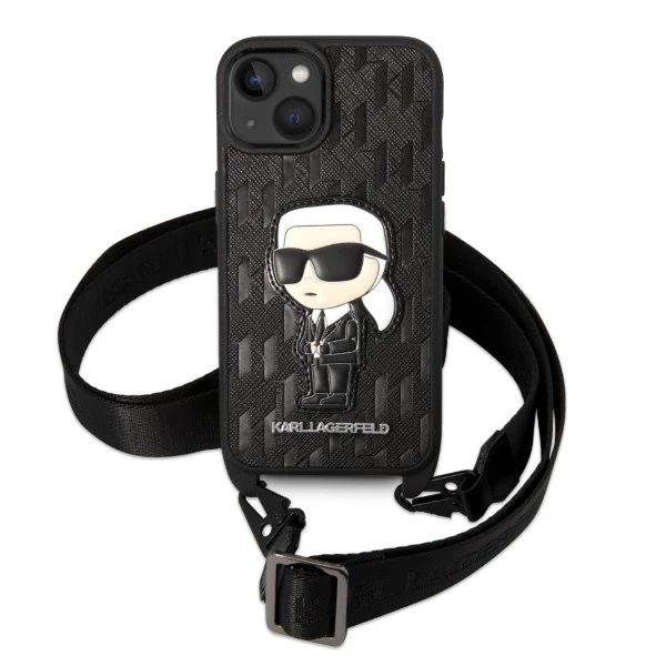 Etui Karl Lagerfeld KLHCP14MSTKMK для Apple iPhone 14 Plus 6,7" Hardcase Monogram Ikonik Patch