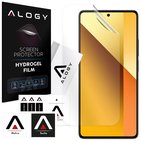 Hydrogel Film for Xiaomi Redmi Note 13/ Poco X6 Phone Screen Protector Alogy Hydrogel Film