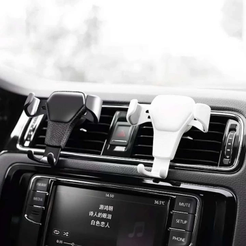 Car Holder H01 gravitational car holder for the air vent black