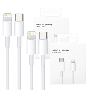 Kabel USB-C do Lightning do Apple iPhone iPad iPod 20W 2m BOX Biały