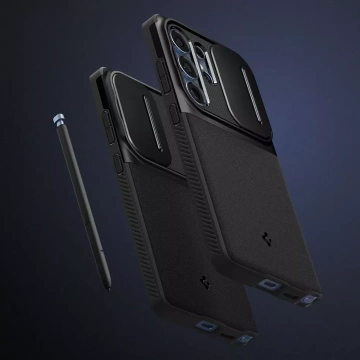 Чохол для Samsung Galaxy S25 Ultra Black Spigen Optic Armor